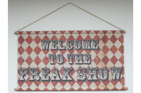 Canvas Wall Art - Freak Show Sign