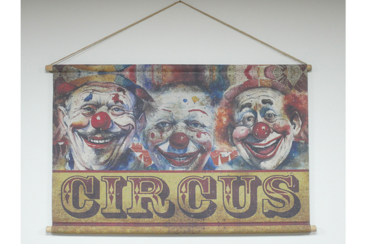 Canvas Wall Art - Clowns
