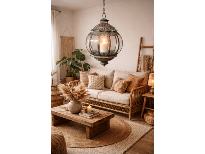 Hanging round lantern