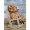 Highland Cow On Rocking Chair