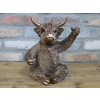 Highland Cow Wine & Glass Holder