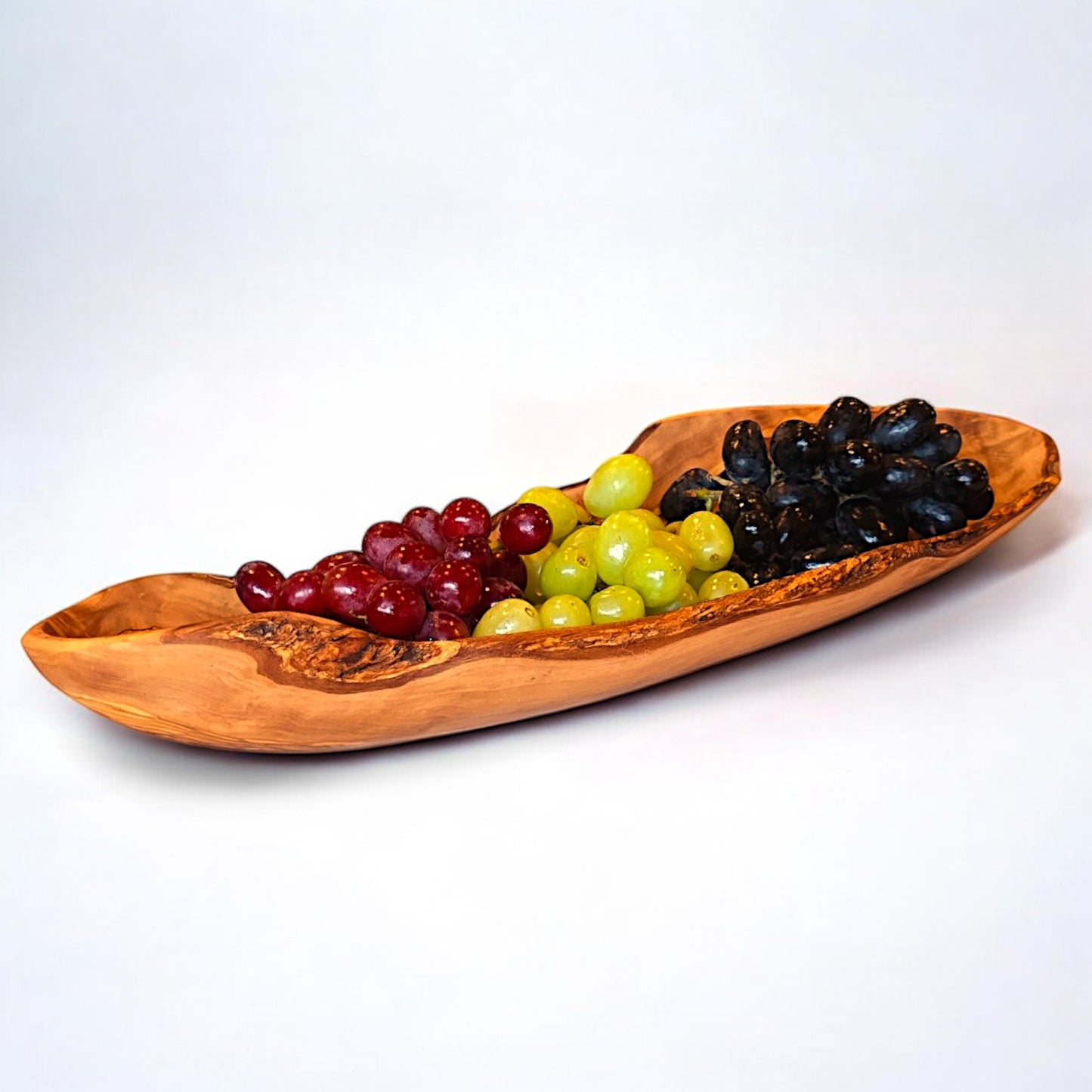 Olive Wood Large Boat Shaped Serving Dish, Sustainably Sourced, Eco-Friendly, handmade, gift