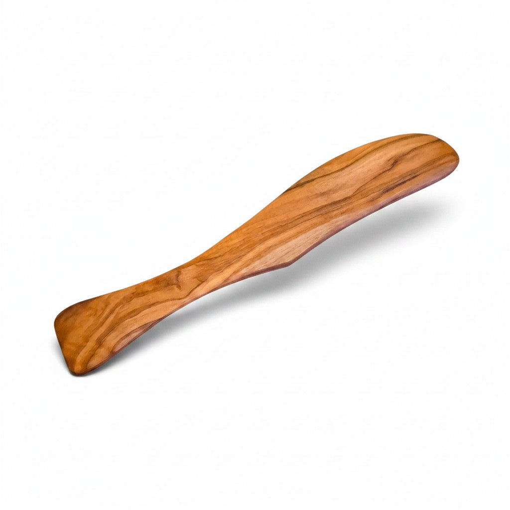 Handcrafted Olive Wood Butter Spreader & Knife
