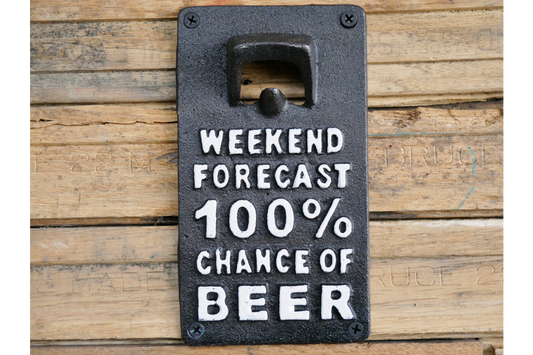 Sign With Bottle Opener