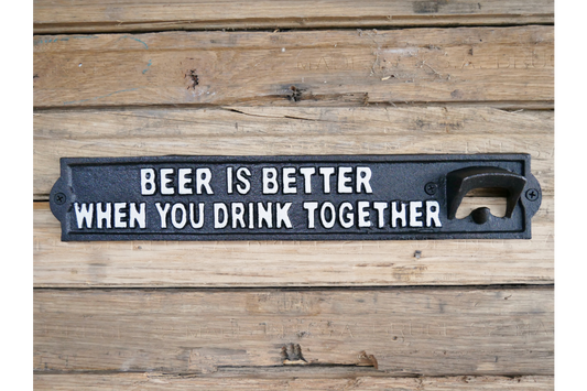 Sign With Bottle Opener