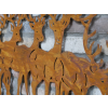 Rusty Stag Wall Decoration