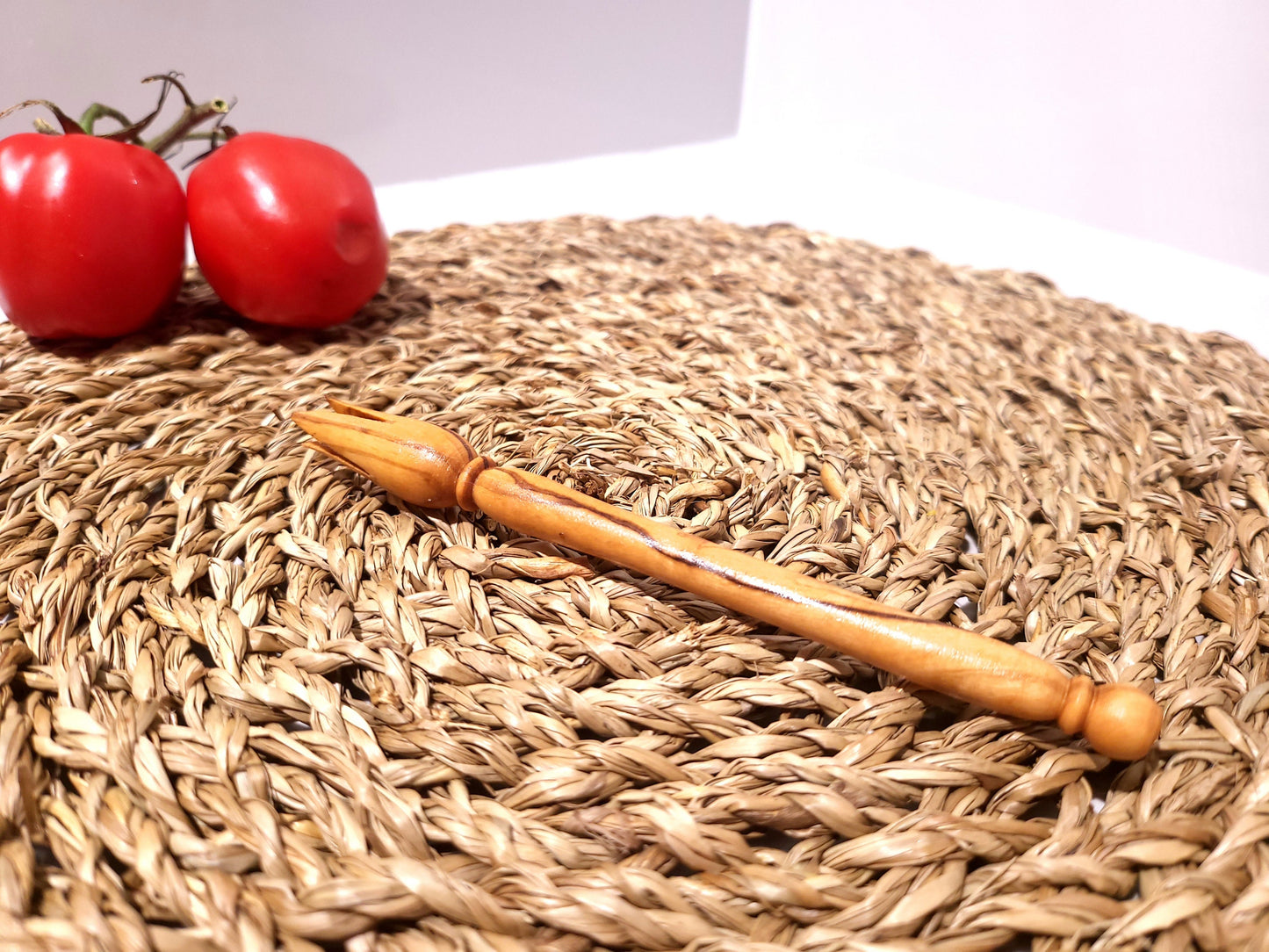 Olive Wood Olive Picker 14 cm