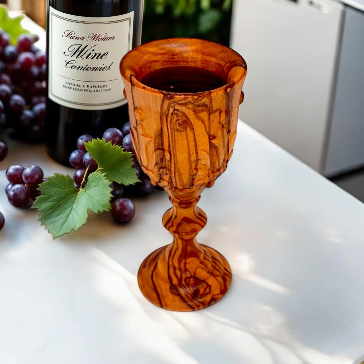A beautiful 3 D wine cup