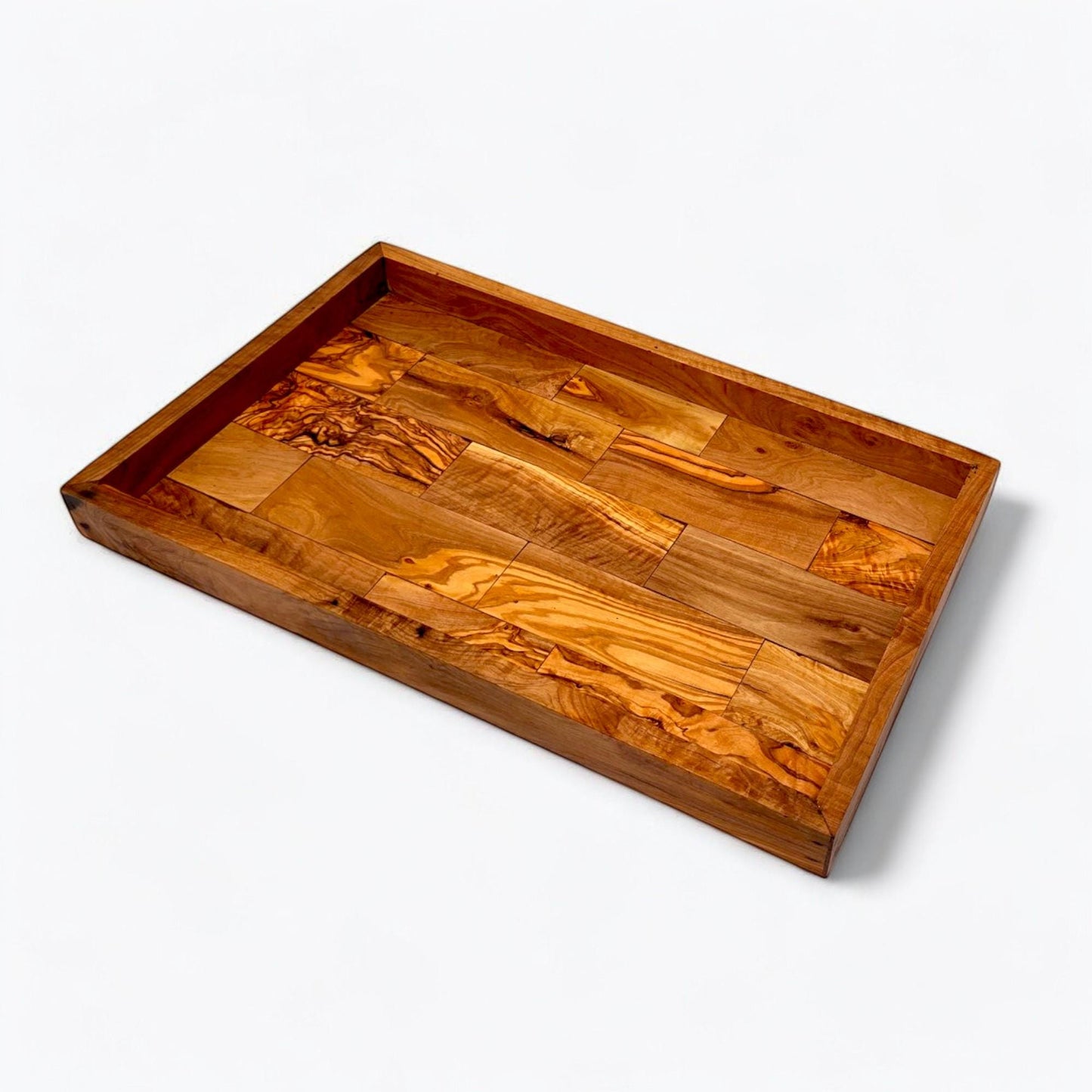 End grain Olive wood tray 40 cm and 45 cm