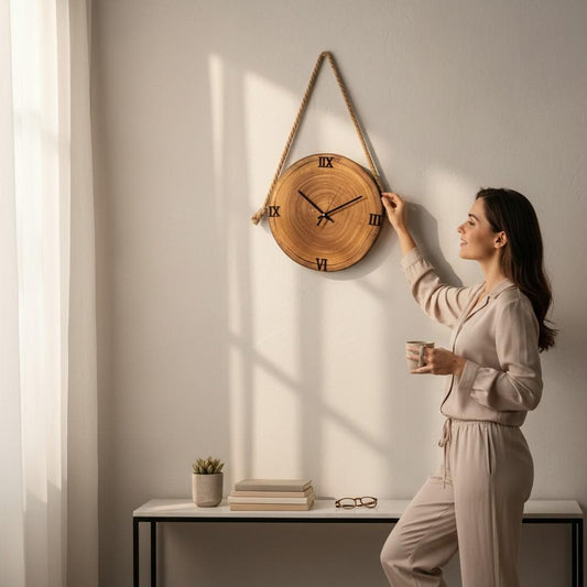 Wooden Wall Clock