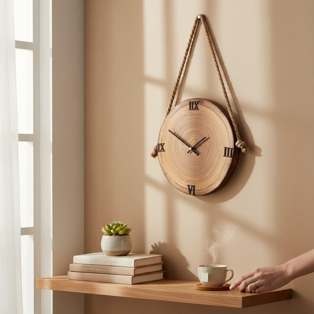 Wooden Wall Clock