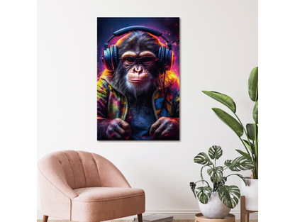 DJ Monkey Wall Art
