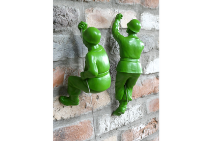 Set Of 2 Hanging Toy Soldiers