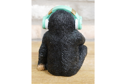 Monkey With Headphones