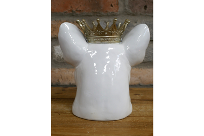 Frenchie With Crown