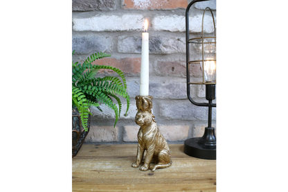 Sitting Tiger Candle Holder