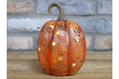 Set Of 3 Light Up Pumpkins