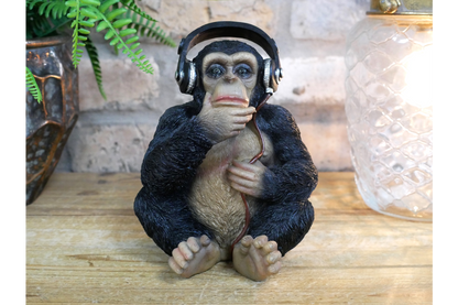Monkey With Headphones