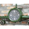 Green Aeroplane Clock