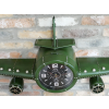 Green Aeroplane Clock
