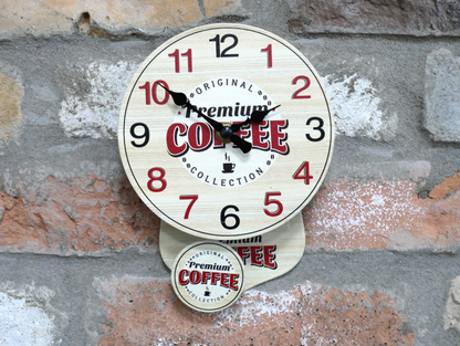 Coffee Pendulum Clock