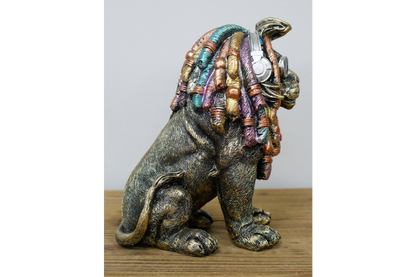 Dreadlocks Lion - Gold