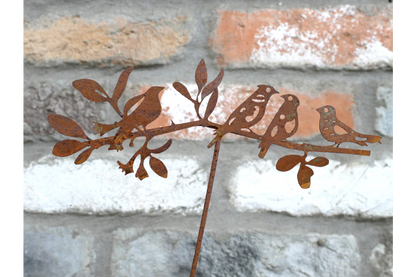 Rusty Bird Stake