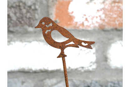 Rusty Bird Stake