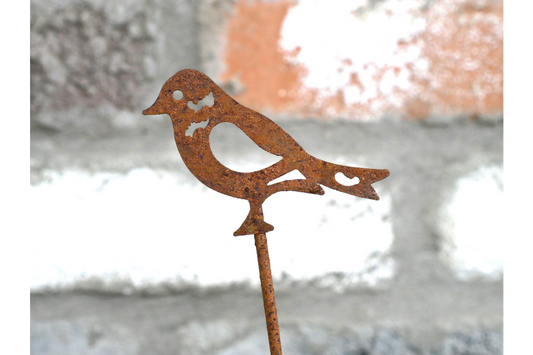 Rusty Bird Stake