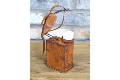 Rusty Bird Tealight Holder