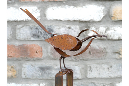 Rusty Bird Tealight Holder