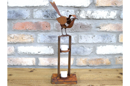 Rusty Bird Tealight Holder