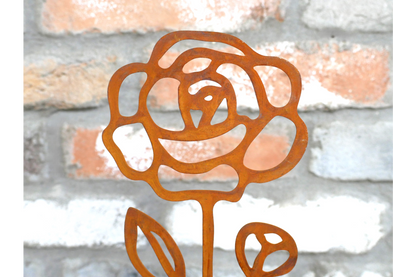Rusty Flower Stake