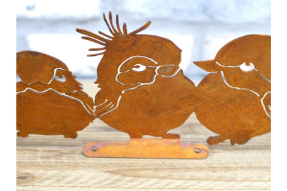 5 Birds Fence Topper