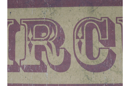 Canvas Wall Art - Circus Sign