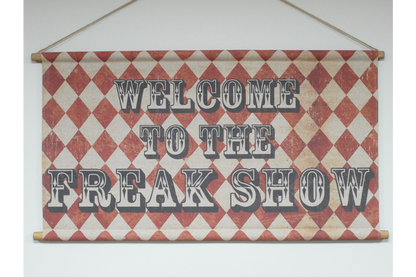 Canvas Wall Art - Freak Show Sign