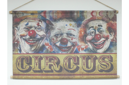 Canvas Wall Art - Clowns