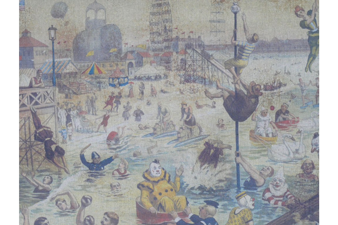 Canvas Wall Art - Coney Island