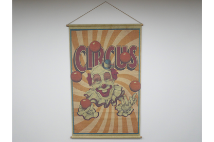 Canvas Wall Art - Juggling Clown (L)