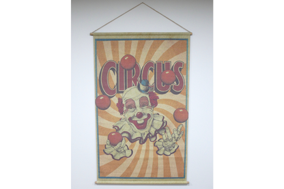 Canvas Wall Art - Juggling Clown (L)