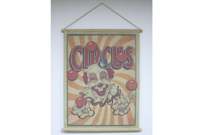 Canvas Wall Art - Juggling Clown (S)