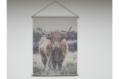 Canvas Wall Art - Highland Cow