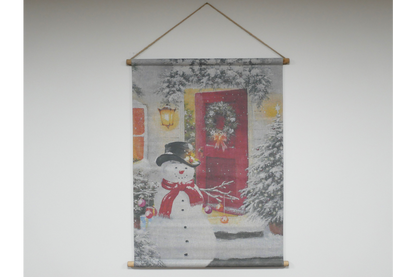 Canvas Wall Art - Snowman