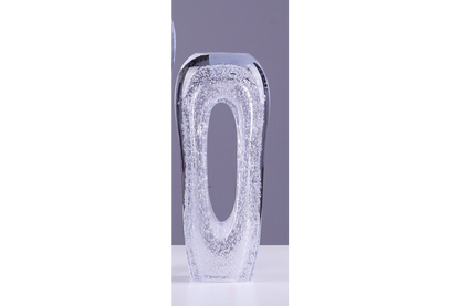 Clear Glass Bubble Vase