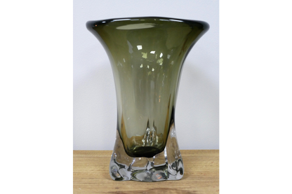 Green Glass Vase