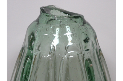 Light Green Tall Glass Vase