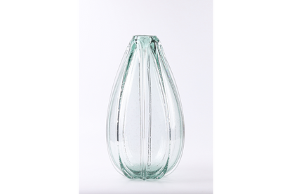 Light Green Tall Glass Vase