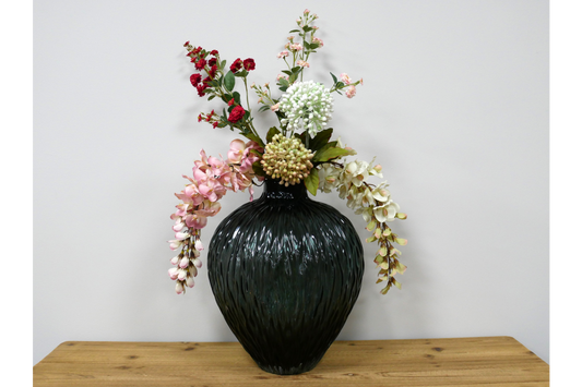 Black Glass Vase