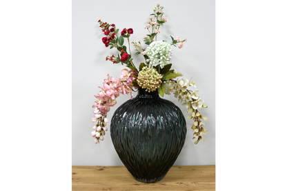Black Glass Vase