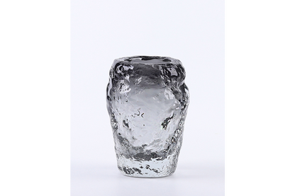 Small Black Glass Vase